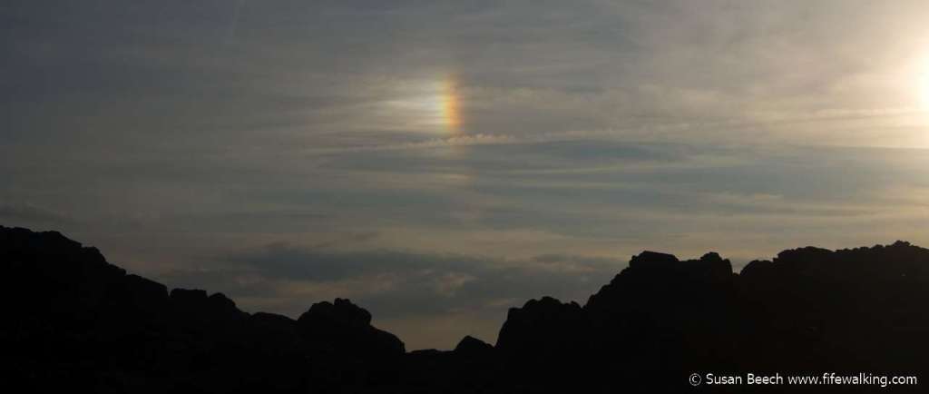 Sundog over the Black Rock, Burntisland