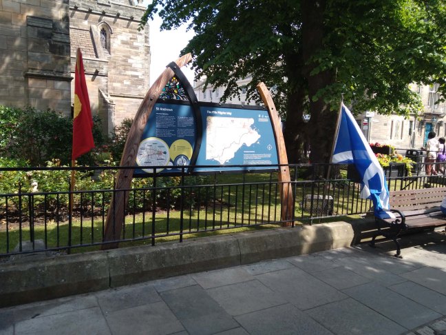Fife Pilgrim Way Gateway Panel St Andrews