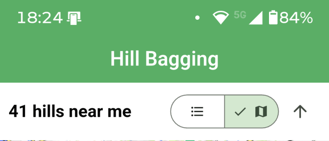 Hill Bagging App